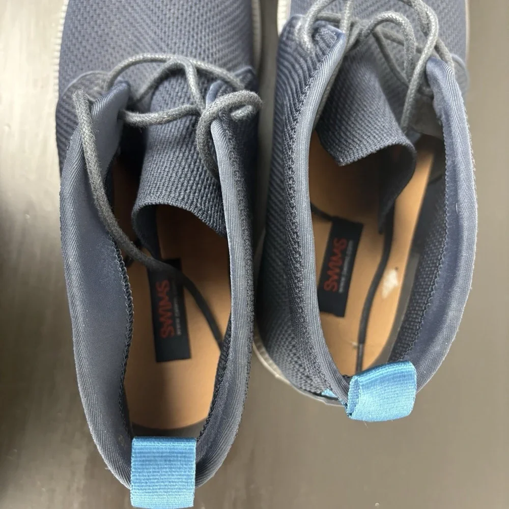 Swims Navy‎ Motion Knit Chukka Boot Hi Top Sneakers US 9 EU 42